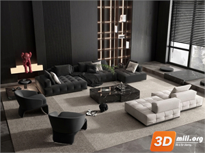 Sofa Minotti Skp Files 